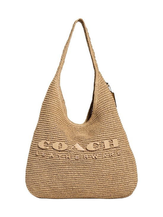 Coach Handbags - Natural Raffia Summer Beach Shoulder Bag